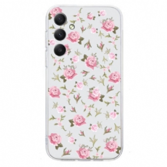 Coque Samsung Galaxy A17 4G / 5G Motif Floral Rose