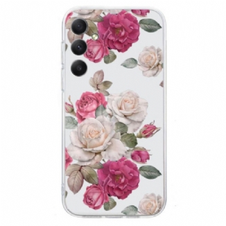 Coque Samsung Galaxy A17 4G / 5G Motif Pivoine