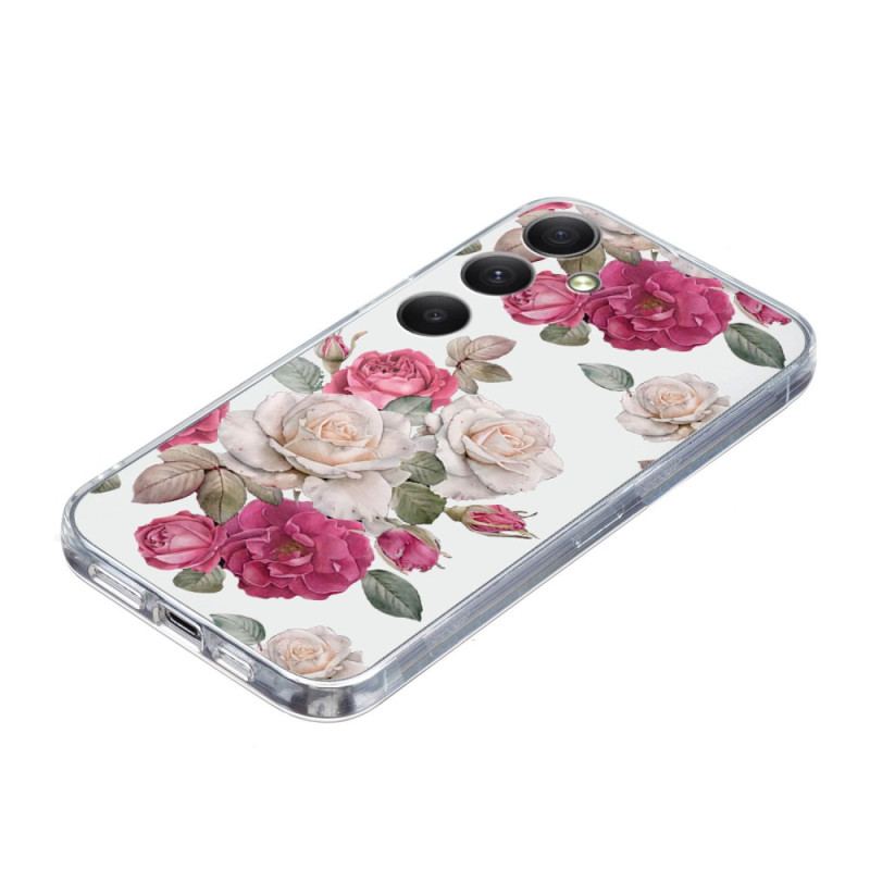 Coque Samsung Galaxy A17 4G / 5G Motif Pivoine