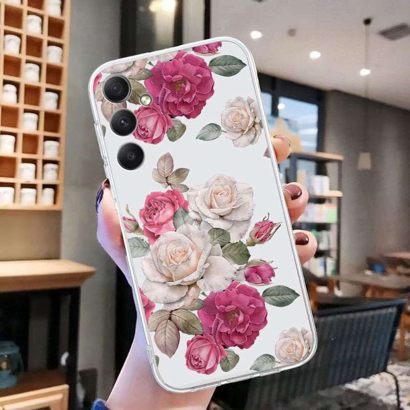 Coque Samsung Galaxy A17 4G / 5G Motif Pivoine