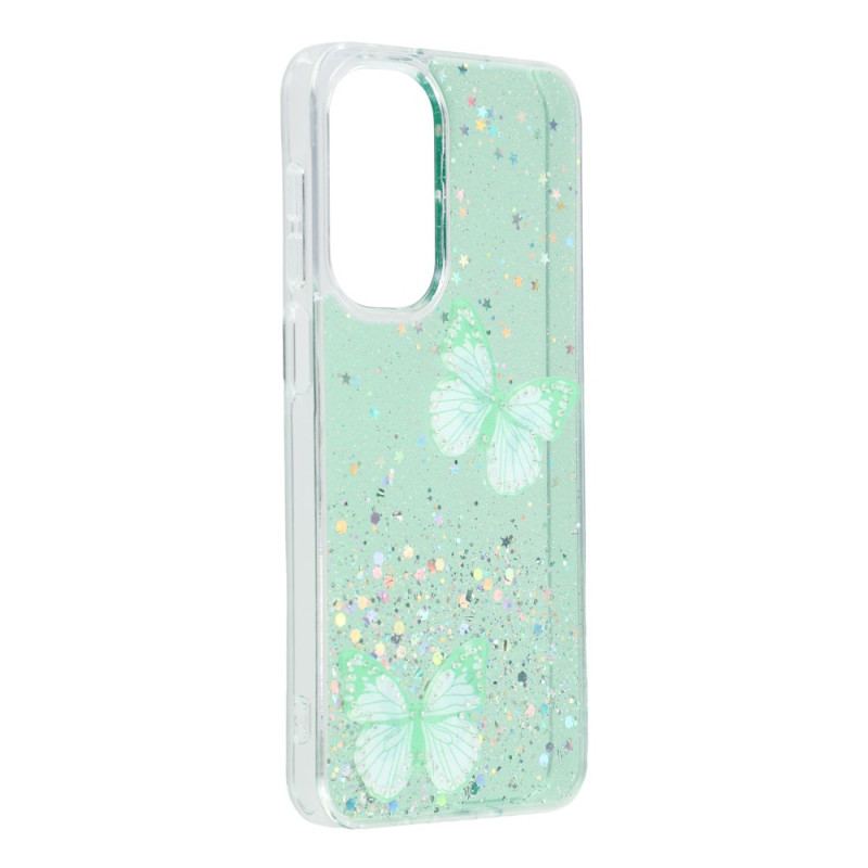 Coque Samsung Galaxy A17 4G / 5G Papillons Paillettes