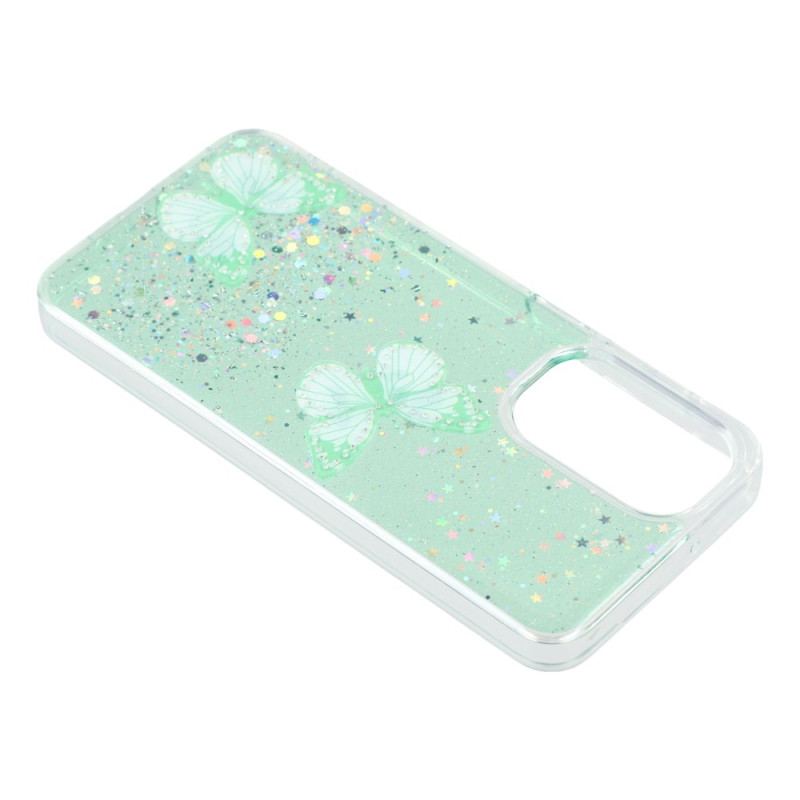 Coque Samsung Galaxy A17 4G / 5G Papillons Paillettes
