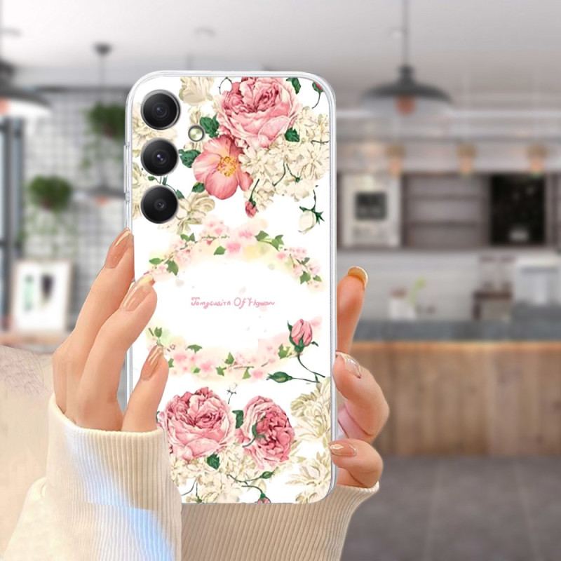 Coque Samsung Galaxy A17 4G / 5G Roses Vintage