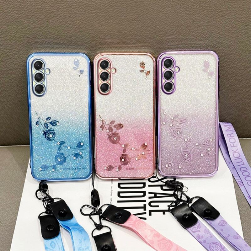 Coque Samsung Galaxy A17 4G / 5G Strass à Lanières KADEM
