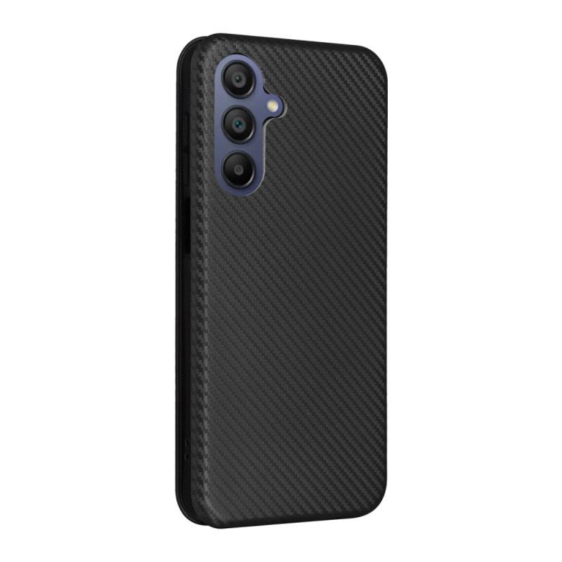 Flip Cover Samsung Galaxy A17 4G / 5G Fibre Carbone