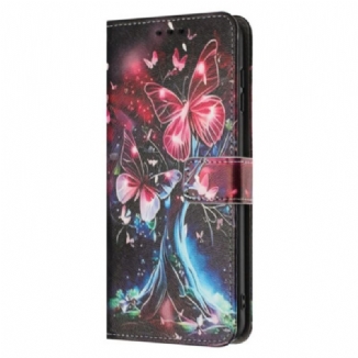 Housse Samsung Galaxy A17 4G / 5G / A26 5G Arbre à papillons