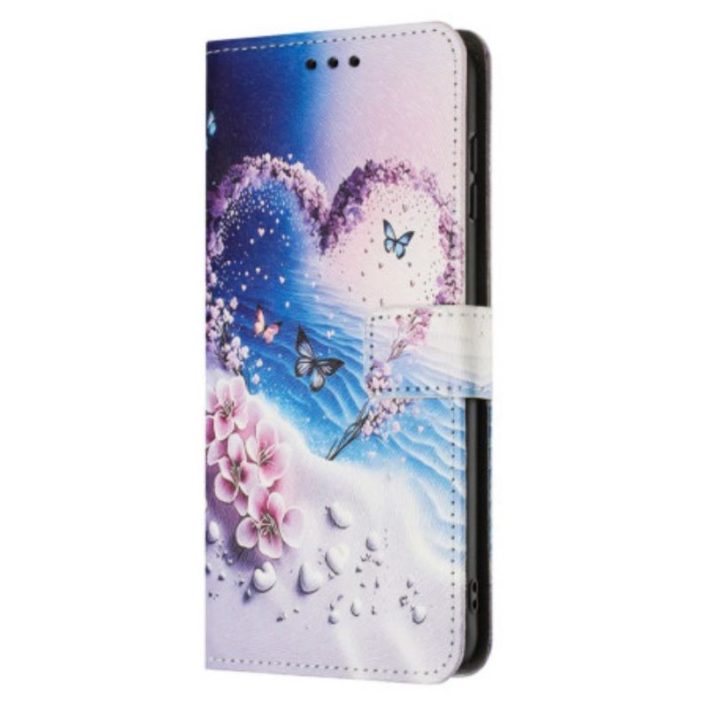 Housse Samsung Galaxy A17 4G / 5G / A26 5G Papillon-Cœur