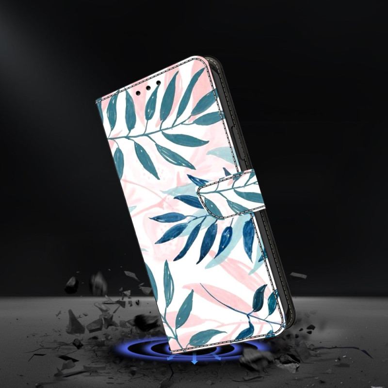 Housse Samsung Galaxy A17 4G / 5G Feuilles Aquarelle