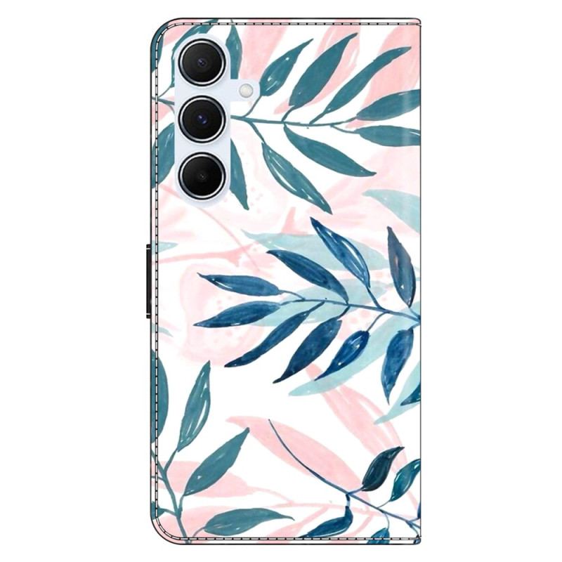 Housse Samsung Galaxy A17 4G / 5G Feuilles Aquarelle