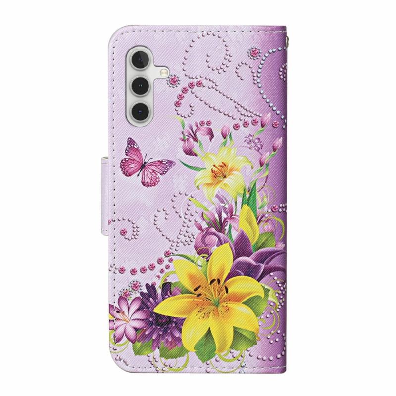 Housse Samsung Galaxy A17 4G / 5G Fleurs Jaunes