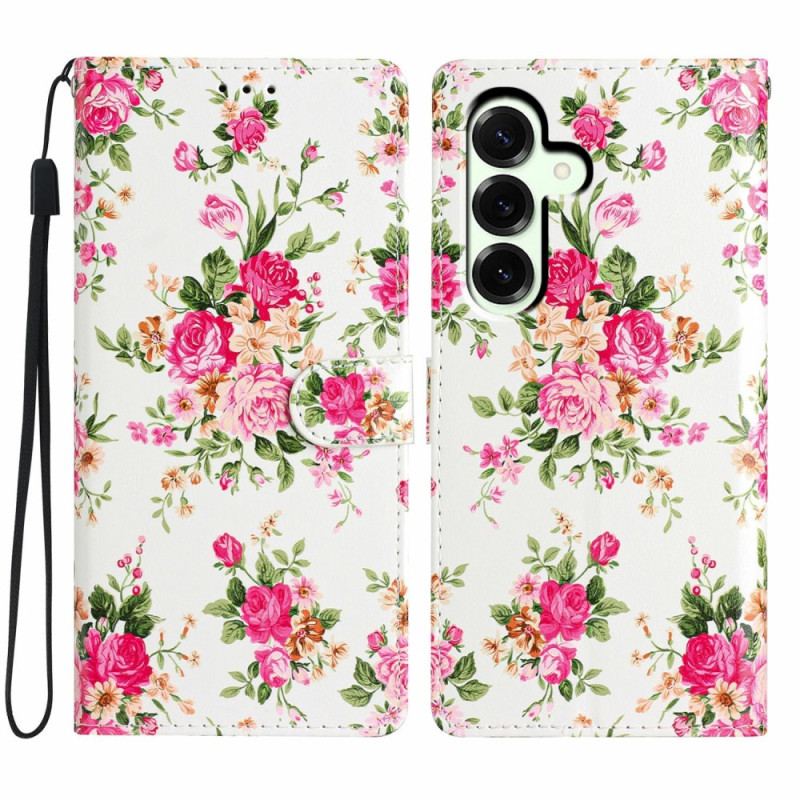 Housse Samsung Galaxy A17 4G / 5G Fleurs Liberty