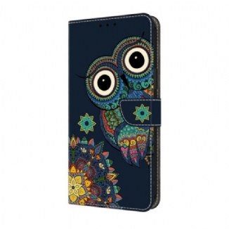 Housse Samsung Galaxy A17 4G / 5G Hibou Mandala