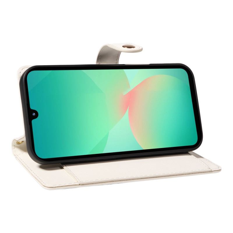 Housse Samsung Galaxy A17 4G / 5G Matelassée avec Lanière et Bandoulière