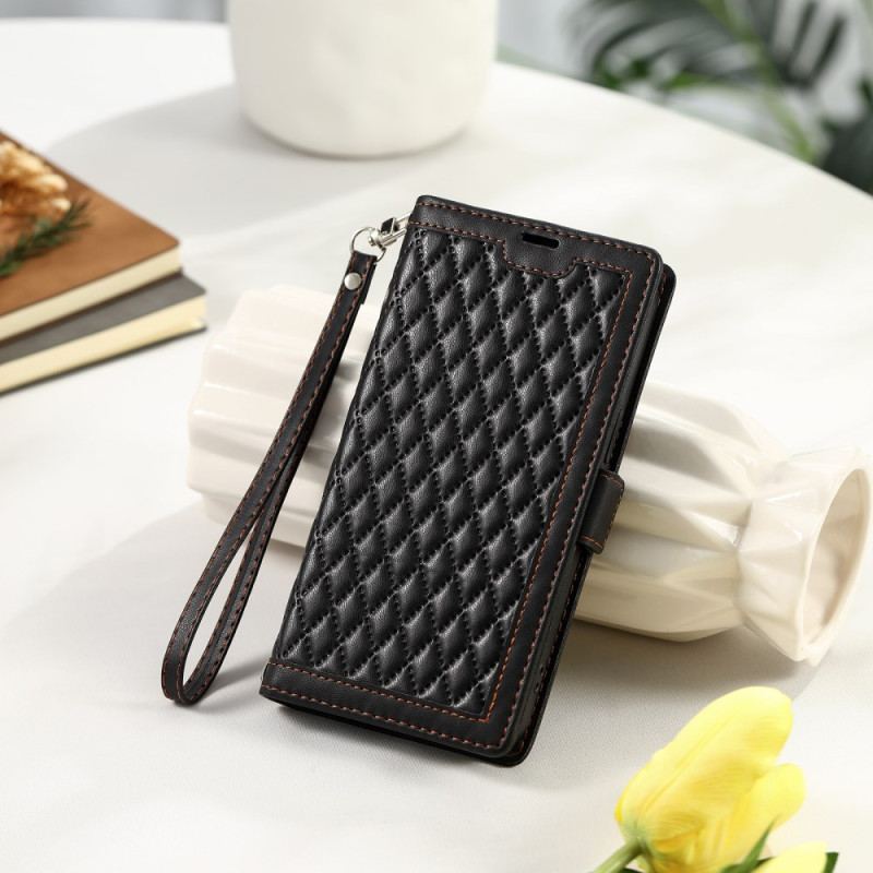 Housse Samsung Galaxy A17 4G / 5G Matelassée Vintage