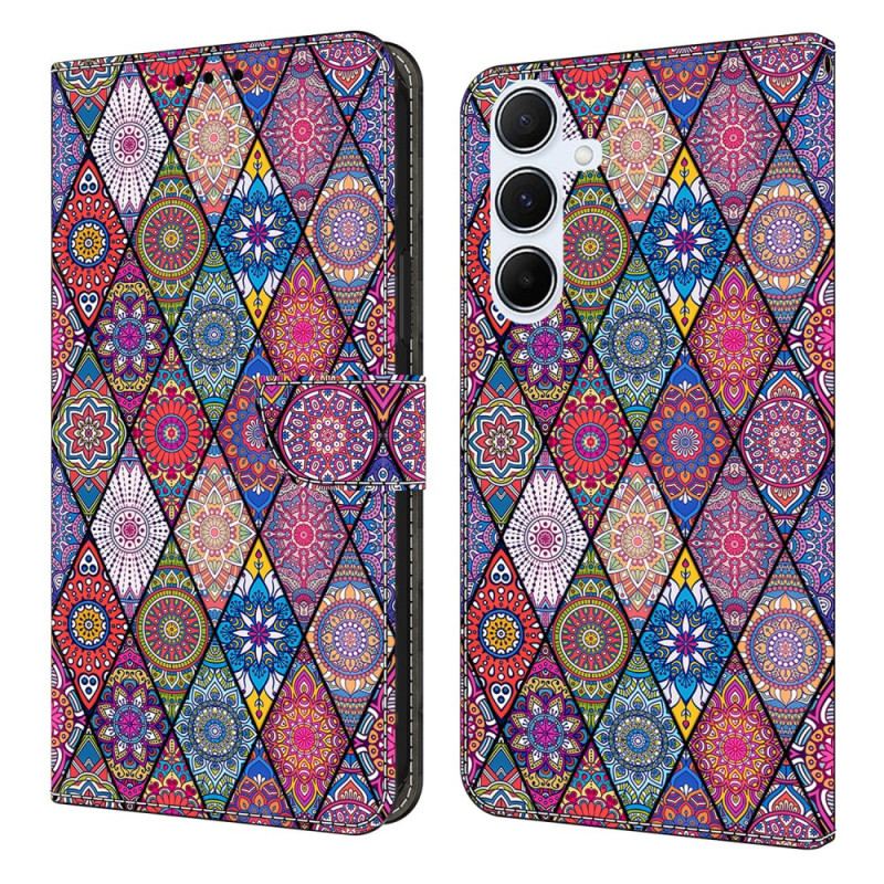 Housse Samsung Galaxy A17 4G / 5G Motif Ethnique Rose