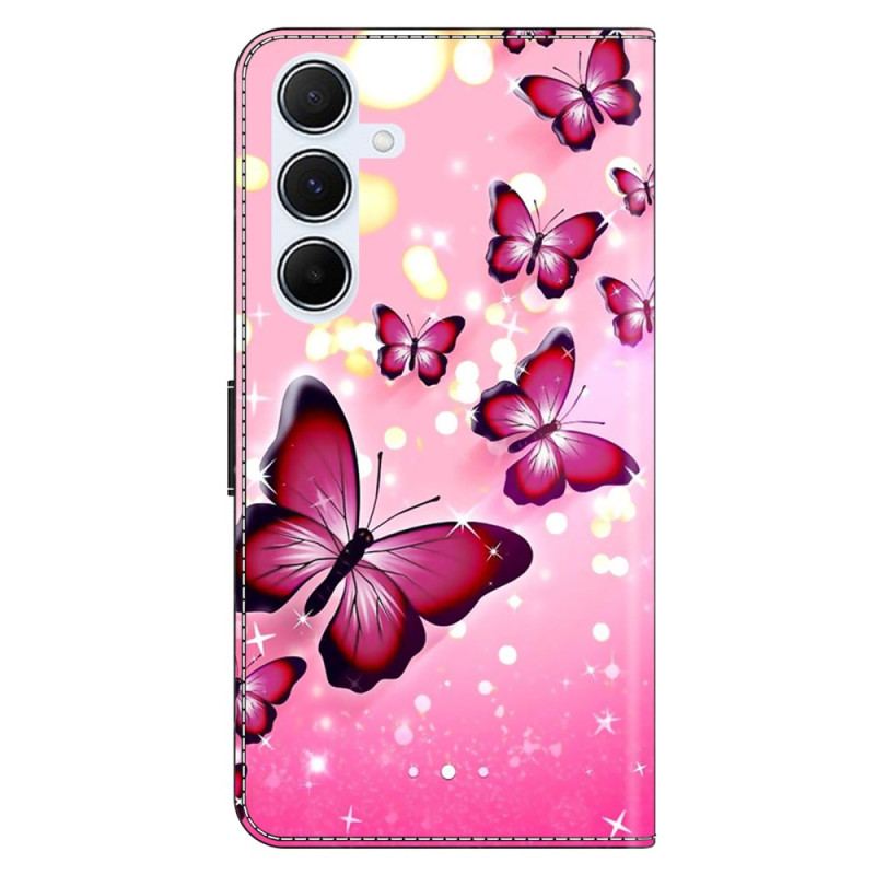 Housse Samsung Galaxy A17 4G / 5G Papillon Roses