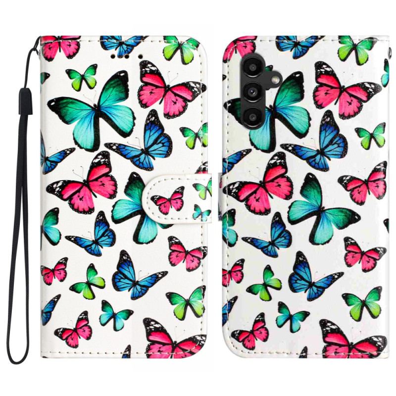 Housse Samsung Galaxy A17 4G / 5G Papillons Colorés