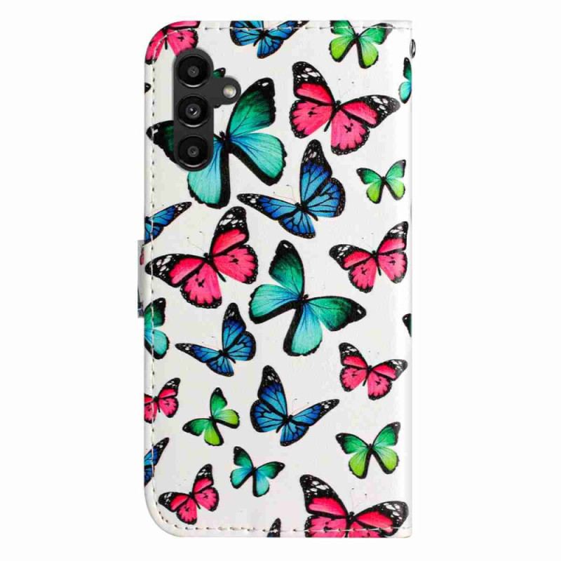 Housse Samsung Galaxy A17 4G / 5G Papillons Colorés