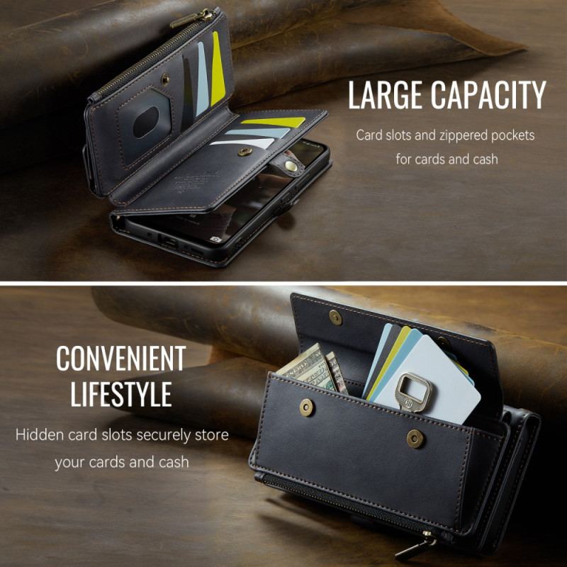 Housse Samsung Galaxy A17 4G / 5G Portefeuille Effet Daim CASEME