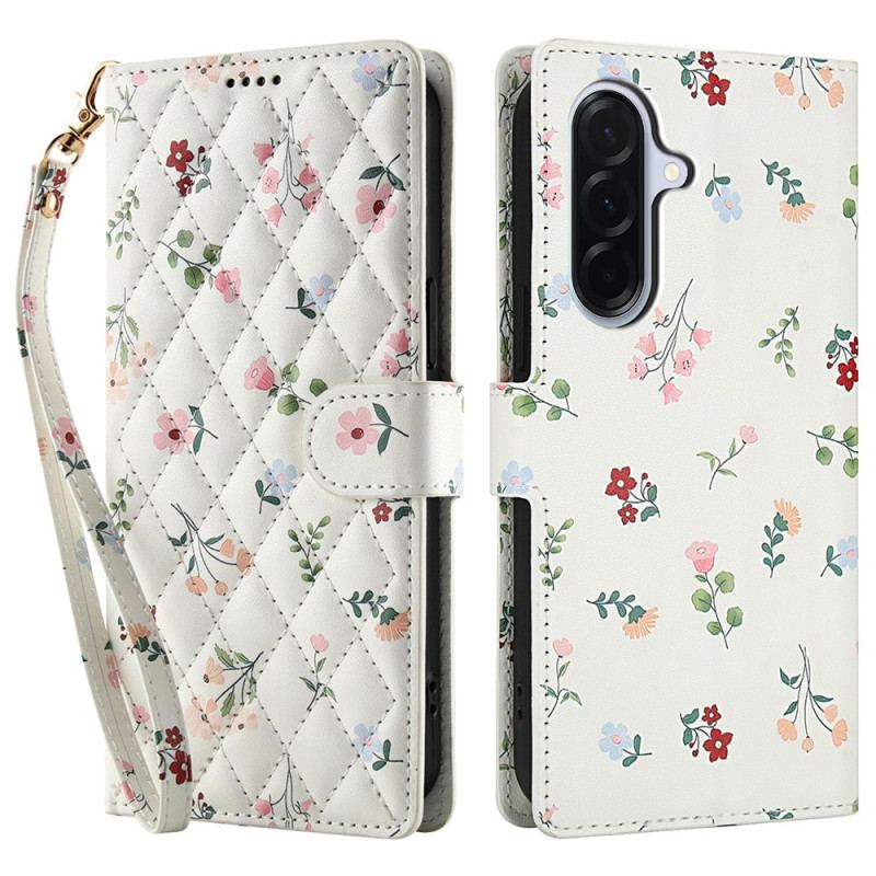 Housse Samsung Galaxy A17 4G / 5G Portefeuille Floral
