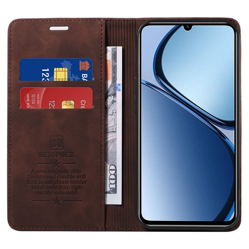 Flip Cover Realme Note 60 / 60X / C63 / C61 Blocage RFID BETOPNICE