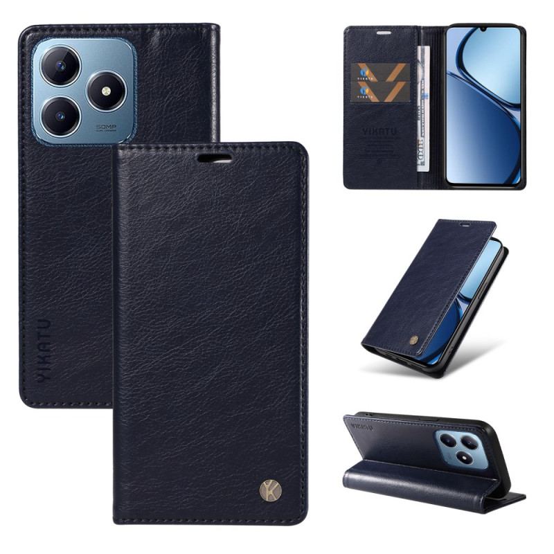 Flip Cover Realme Note 60 / 60X / C63 / C61 Vintage YIKATU