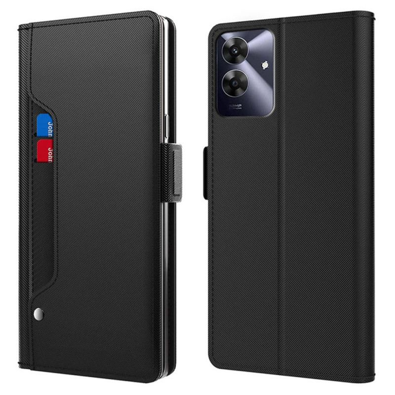 Housse Realme Note 60 Miroir et Porte-Cartes Amovible