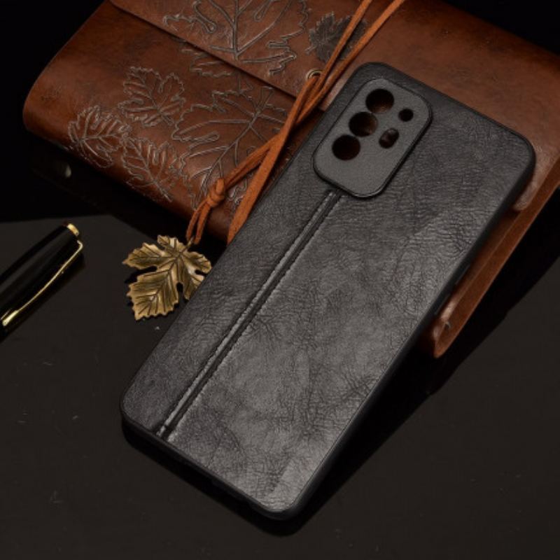 Coque Oppo A94 5G Effet Cuir Couture