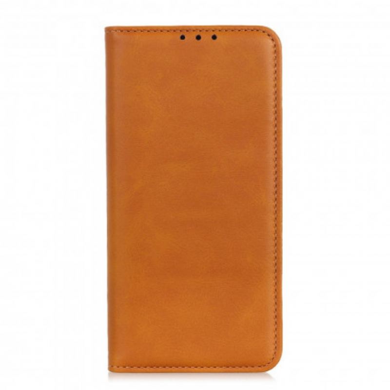 Flip Cover Oppo A94 5G Cuir Fendu Élégance