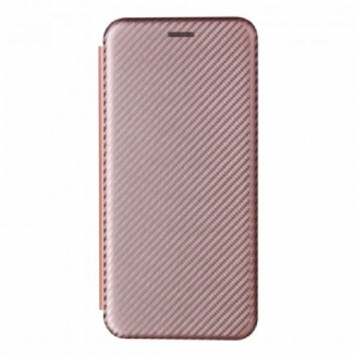 Flip Cover Oppo A94 5G Silicone Carbone Coloré