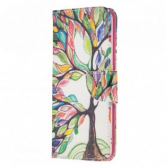 Housse Oppo A94 5G Arbre Coloré