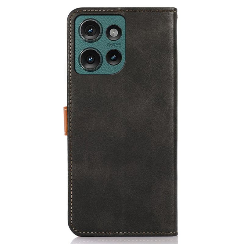 Housse Motorola Edge 50 Neo Fermoir Doré