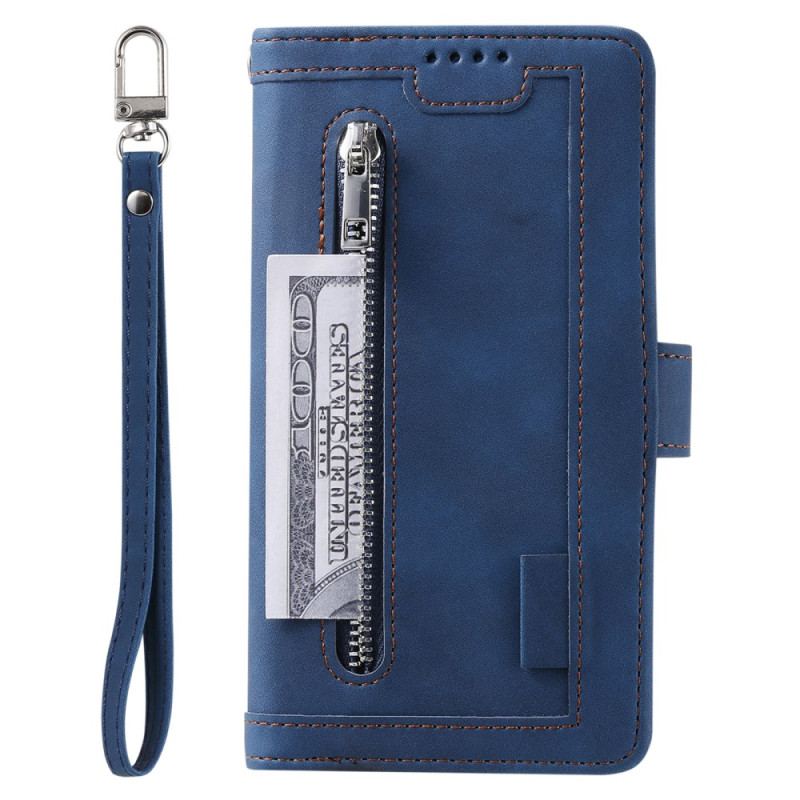 Housse Samsung Galaxy S24 FE 9 Porte-Cartes à Lanière