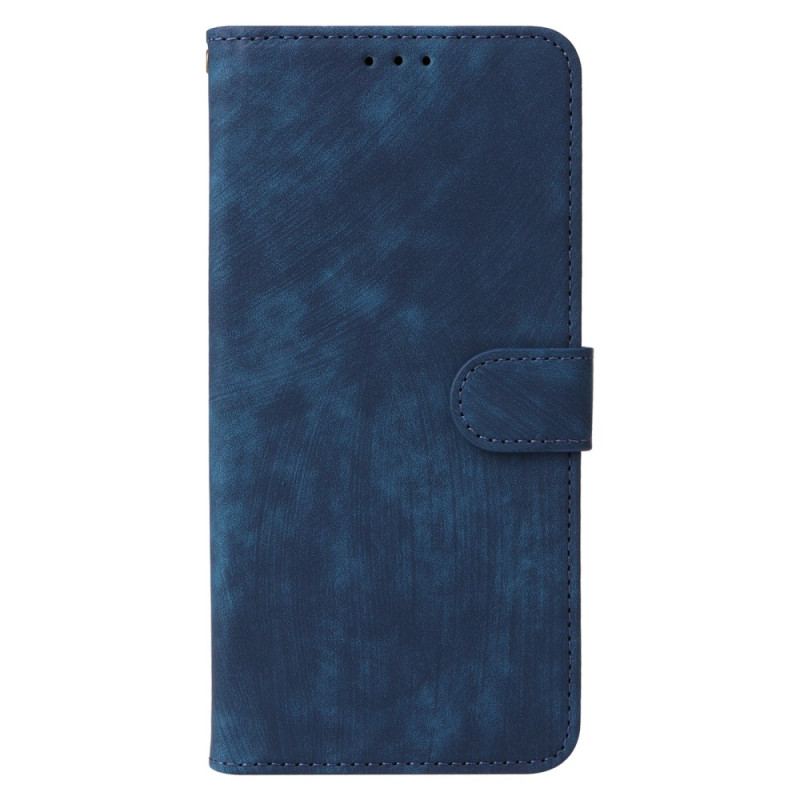 Housse Samsung Galaxy S24 FE Portefeuille Effet Daim Blocage RFID
