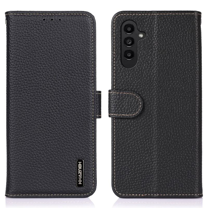 Housse Samsung Galaxy S24 FE Vrai Cuir KHAZNEH