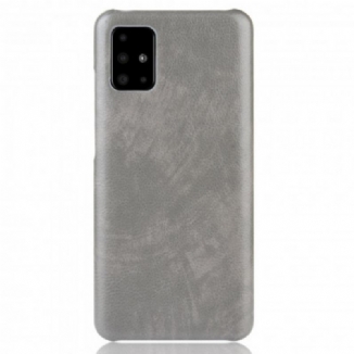 Coque Samsung Galaxy A71 5G Effet Cuir Litchi