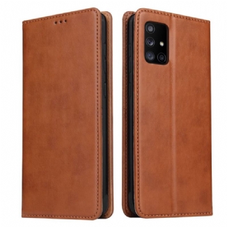 Flip Cover Samsung Galaxy A71 5G Cuir Véritable
