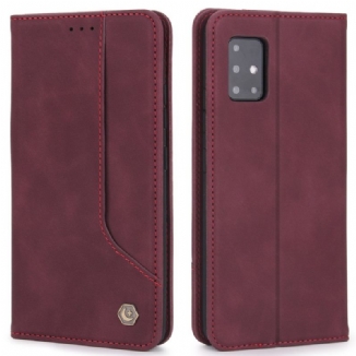 Flip Cover Samsung Galaxy A71 5G Porte-Carte Frontal POLA