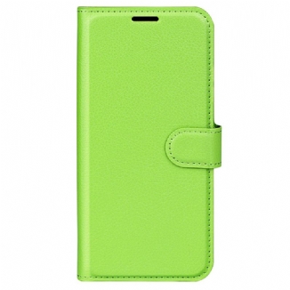 Housse Vivo X90 Pro Simili Cuir Litchi Classique