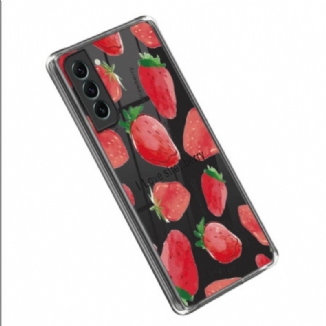 Coque Samsung Galaxy S23 Plus 5G Transparente Fraises