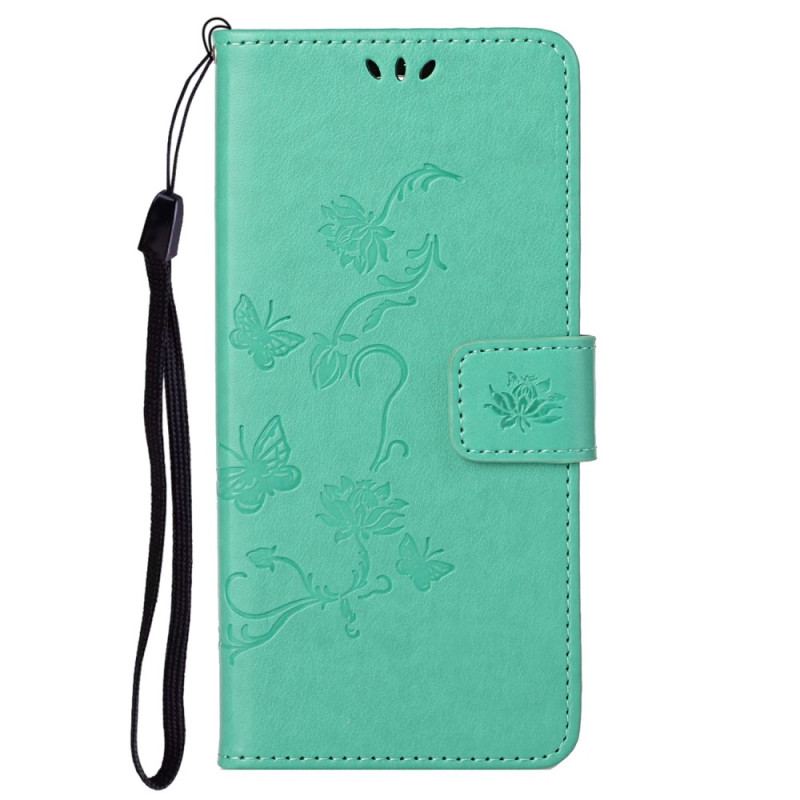 Housse Samsung Galaxy S23 Plus 5G Papillons et Fleurs