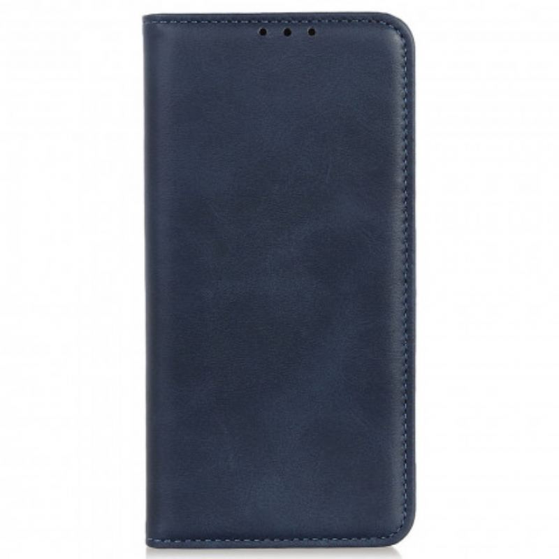 Flip Cover Motorola Edge 20 Pro Cuir Fendu Design