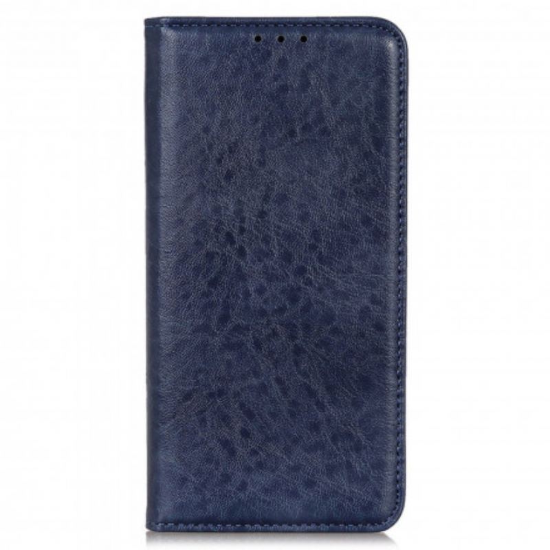 Flip Cover Motorola Edge 20 Pro Cuir Fendu Texturé