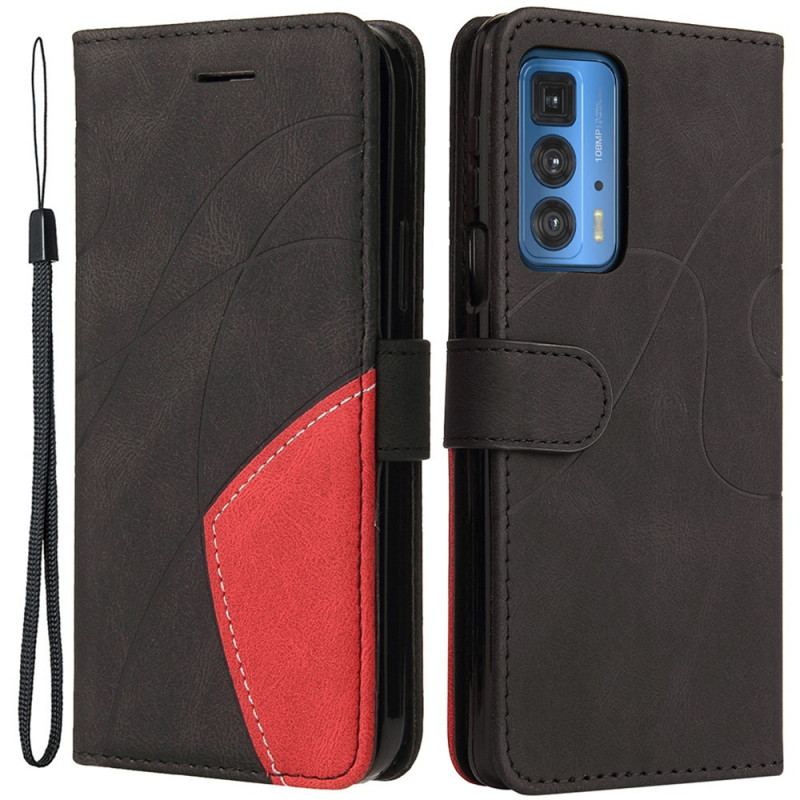 Housse Motorola Edge 20 Pro Bicolore
