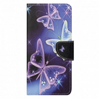 Housse Motorola Edge 20 Pro Butterflies