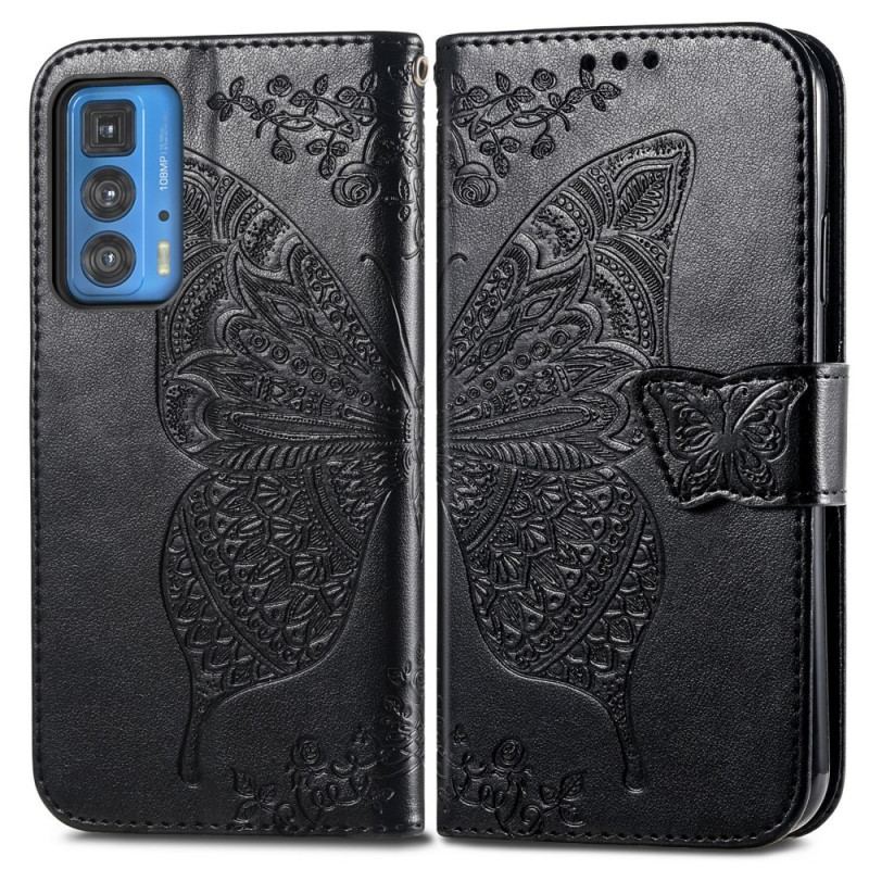 Housse Motorola Edge 20 Pro Demi Papillons