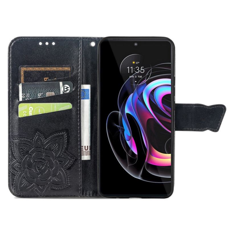 Housse Motorola Edge 20 Pro Demi Papillons