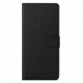 Housse Motorola Edge 20 Pro Effet Cuir Grain Litchi