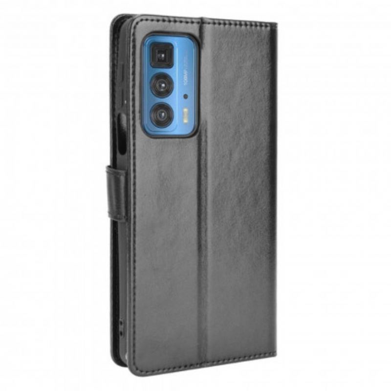 Housse Motorola Edge 20 Pro Simili Cuir Flashy