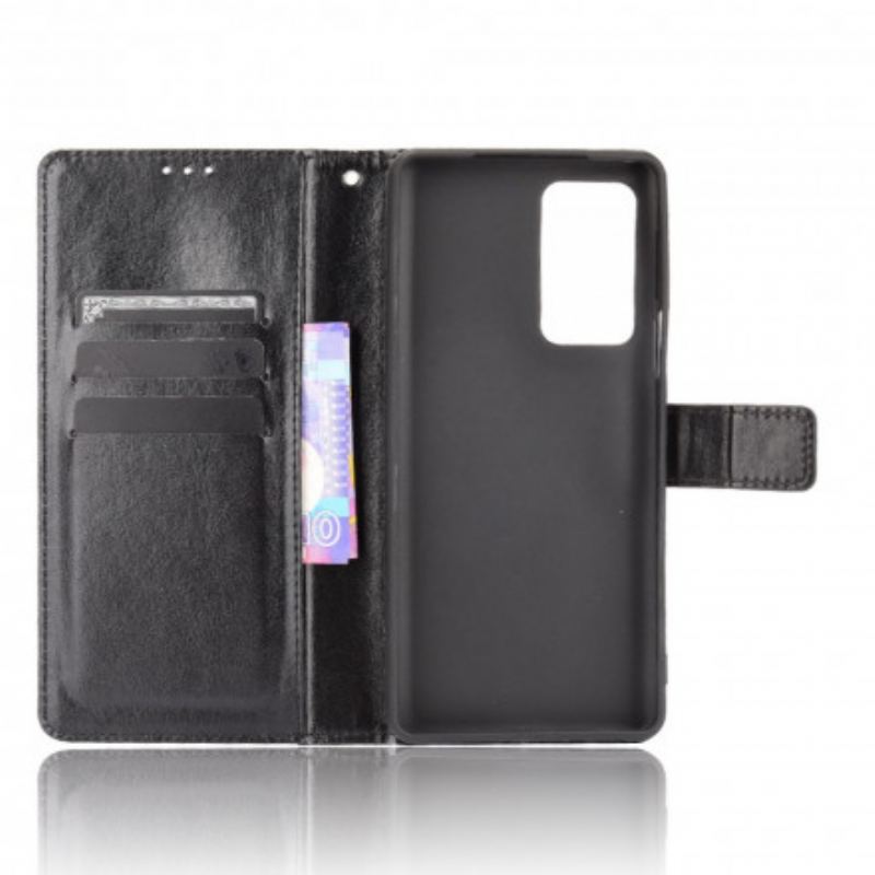 Housse Motorola Edge 20 Pro Simili Cuir Flashy